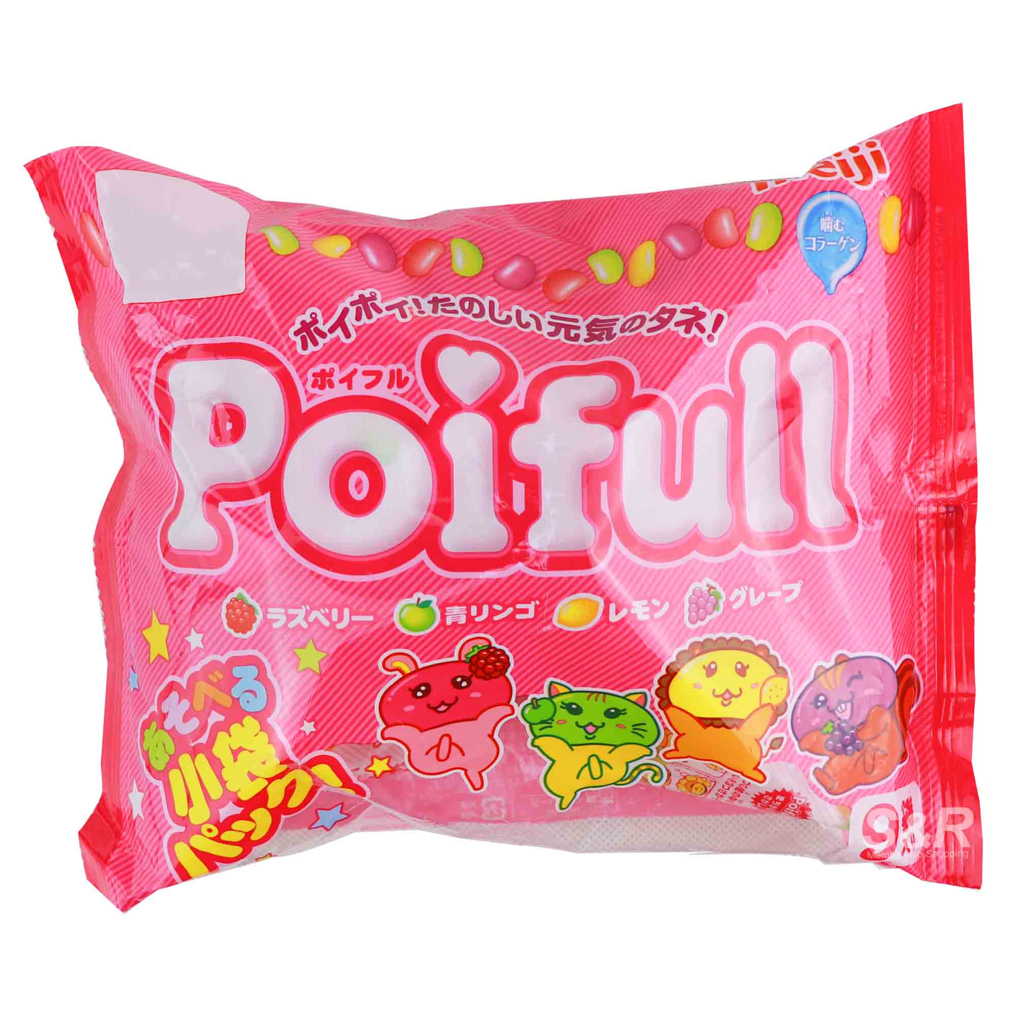 Meiji Poifull Mix Fruit Gummy Candy 126g Meiji Poifull Mix Fruit Gummy Candy 126g